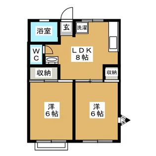 ベルコートII【1階】の間取り