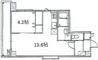 すずかけ坂ハイツ【6階】の間取り
