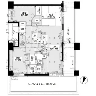 パテラ西武立川【8階】の間取り