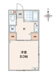 アーネスト【2階】の間取り