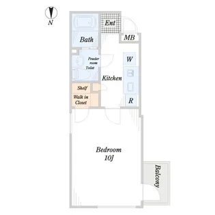 PASEO四谷II【5階】の間取り