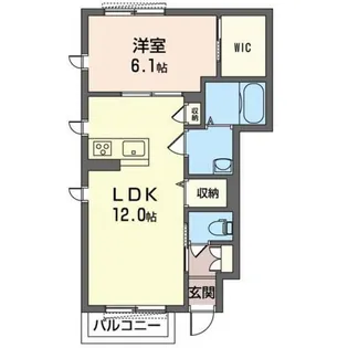 ルミナスA【1階】の間取り