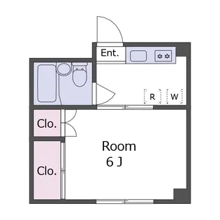 竹見コーポ【1階】の間取り