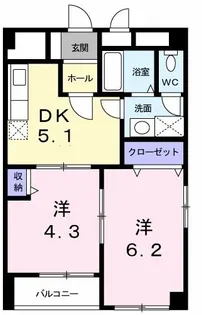 ビューティフル・ライフ【3階】の間取り