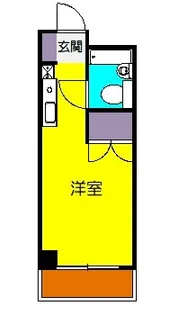 コーポKEN【4階】の間取り