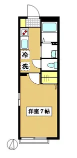 ロワール菅生【2階】の間取り