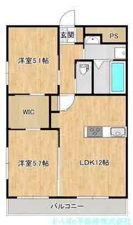 アンソレイエ【3階】の間取り