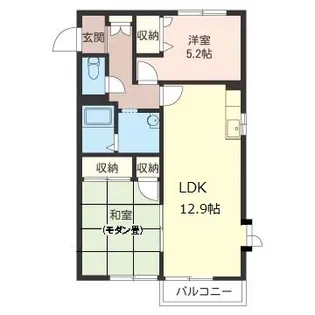 コンフォート湘南【1階】の間取り