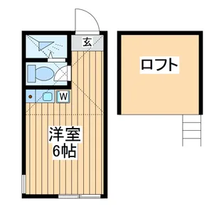 ユナイト大島ル・メリディアン【2階】の間取り