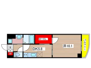 プチメゾントロワ【7階】の間取り