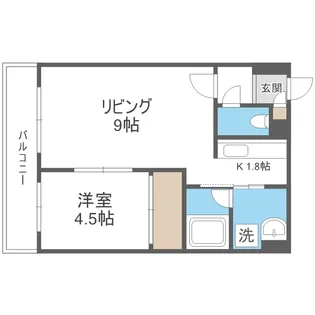 ルーブル4条館【7階】の間取り