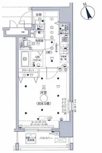 グランフォース荒川公園【4階】の間取り