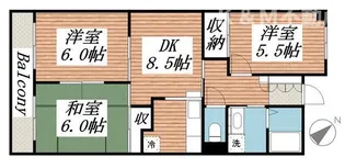 山口ビル【2階】の間取り