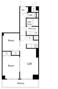 洋伸東大島マンション【3階】の間取り