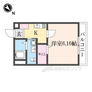 M’sスクエア香里園【3階】の間取り