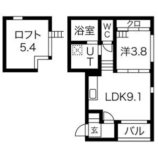Sun MarieII【2階】の間取り