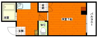 ハイツイシダIII【3階】の間取り