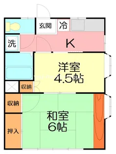 ロイヤルグリーンハイツ【2階】の間取り