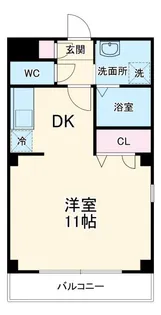 エステート竹の山【2階】の間取り