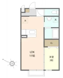 ロイヤル・レセンテ【1階】の間取り