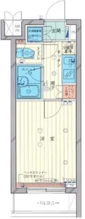 ルーブル溝の口【4階】の間取り