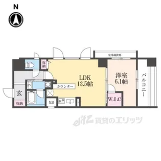 STANDZ西院【4階】の間取り