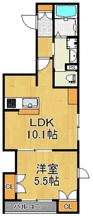 リーリック10【3階】の間取り