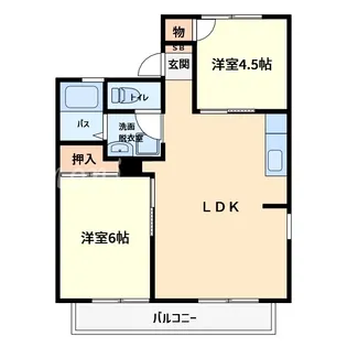 クイーンズタウンB【2階】の間取り