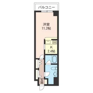 スタジオーネK&A【3階】の間取り