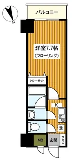 横浜コーヨー八番館【6階】の間取り