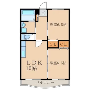 垂水大丸マンション【3階】の間取り