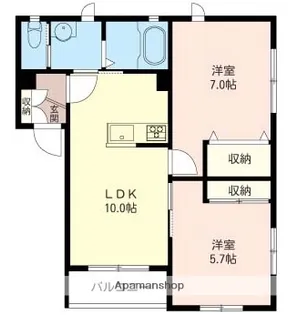 ソレアード【2階】の間取り