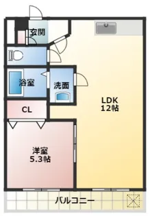ハイツ禎紫園B【1階】の間取り