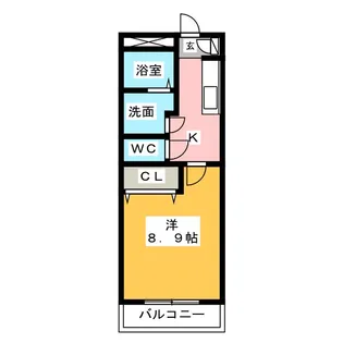 ベルフォーレ【1階】の間取り