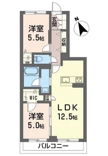 セルディーナ プリマ【3階】の間取り