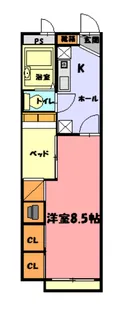 シーサイド江井島【2階】の間取り