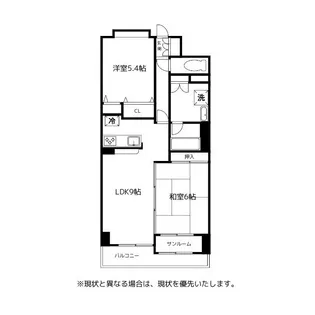 エグゼ富山 8F【8階】の間取り