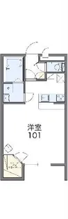 レオパレス雅II【1階】の間取り