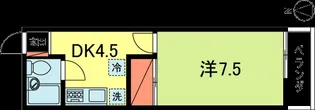 パインハイツ【2階】の間取り