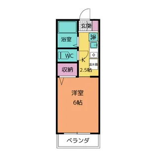 べるこーと【2階】の間取り