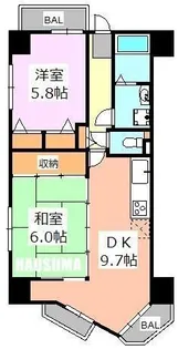 フローラント駒込【2階】の間取り