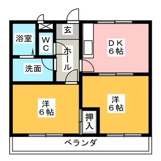 プリマベール【1階】の間取り