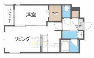 ラ・シュエット豊平公園【2階】の間取り