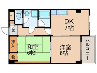 ハイクレスト【2階】の間取り