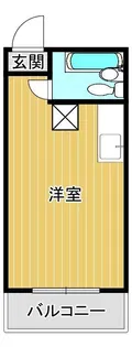 フローレスハイツ21【1階】の間取り