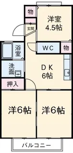 パークピシーズ【1階】の間取り