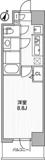 ROOTs Yokohama Yoshinocho【10階】の間取り