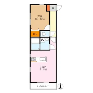 サン・ガーデン【2階】の間取り