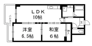 エスポワール桃栄【2階】の間取り
