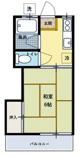 グリーンコーポ【2階】の間取り